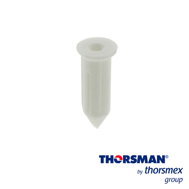 CLAVITHOR THORSMAN TCP0 1206-01100 TAQUETE PARA FIJAR CON CLAVO 5/16PULG X 3/4PULG COLOR BLANCO, CAJA 100 PIEZA, ELABORA