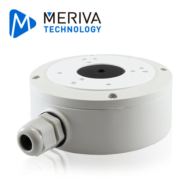 CAJA DE CONEXIONES REDONDA MERIVA TECHNOLOGY MVA-JB0301 / MONTAJE EN PARED O TECHO / COMPATIBLE CON CAMARAS PREFIJO MSC 