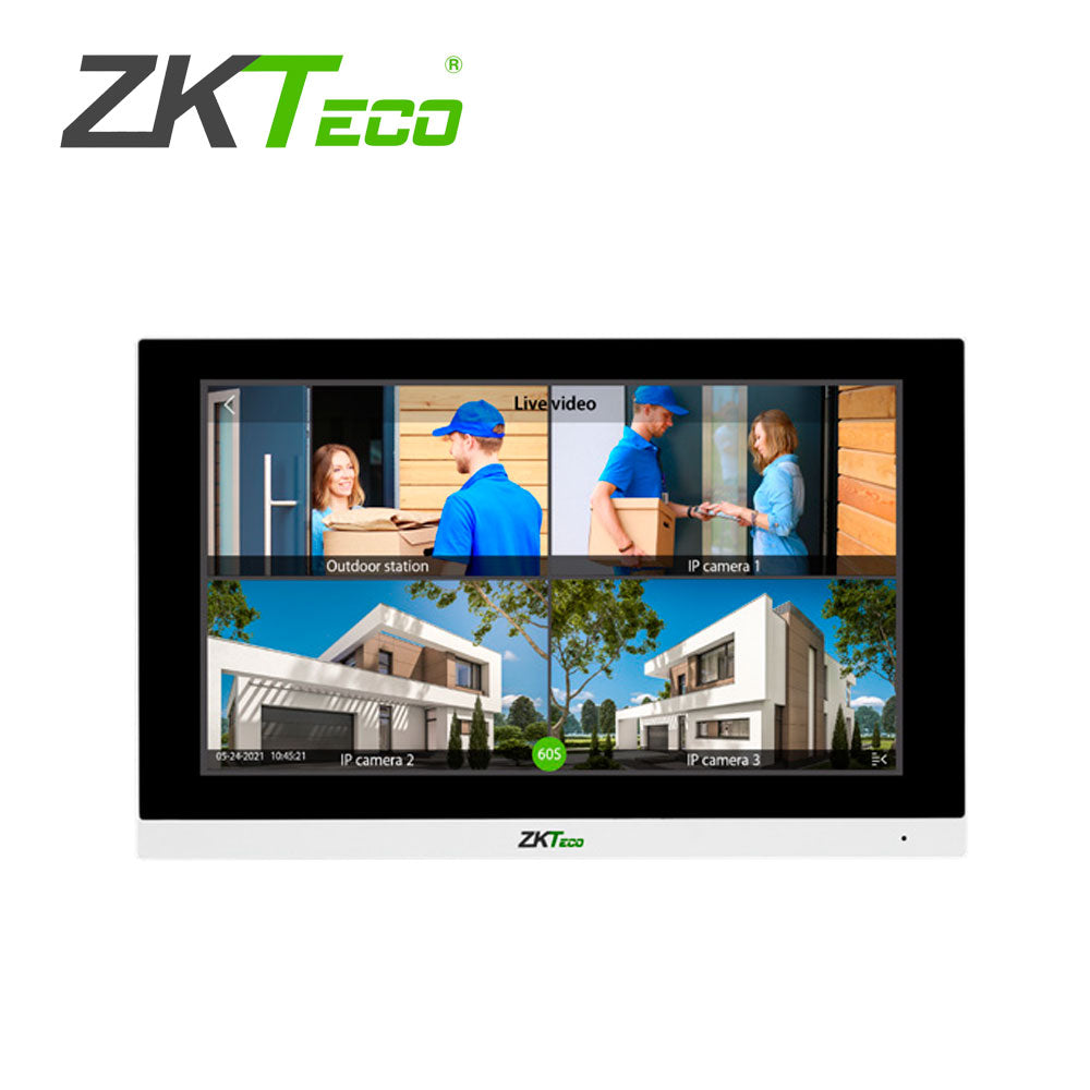 CC081ZKT02 MONITOR IP ZKTECO VT07-B01 / COMUNICA UNICAMENTE CON SERIE SENSEFACE/ PANTALLA TACTIL DE 7 PULGADAS / COMUNIC