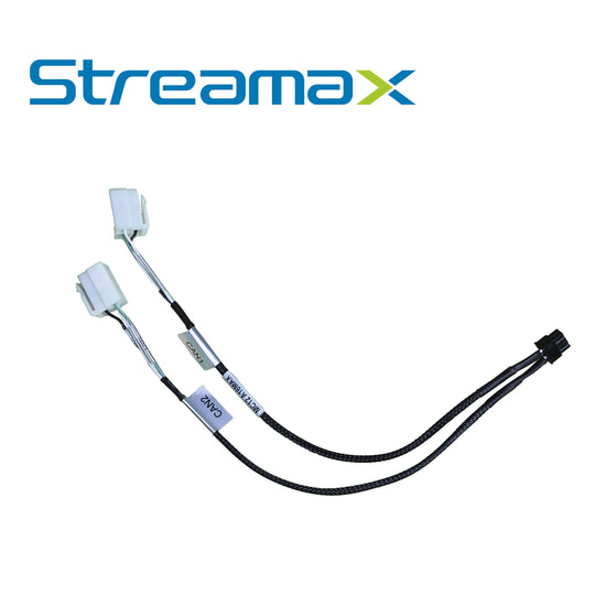 CABLE DE CONEXION MERIVA STREAMAX MC12 A16MAX / CAN (1-2) / CONECTOR 5557 DE 8PIN / 30CM / COMPATIBLE CON DVR MOVIL A16M