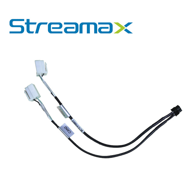 CABLE DE CONEXION MERIVA STREAMAX MC12 A16MAX / CAN (1-2) / CONECTOR 5557 DE 8PIN / 30CM / COMPATIBLE CON DVR MOVIL A16M