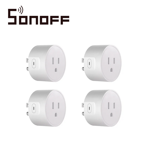 CONTACTO ON/OFF SONOFF S41STPB /PAQUETE DE 4 PIEZAS /MATTER/ WIFI/ SOLUCIONES SMART HOME / COMPATIBLE CON GOOGLE HOME/ A
