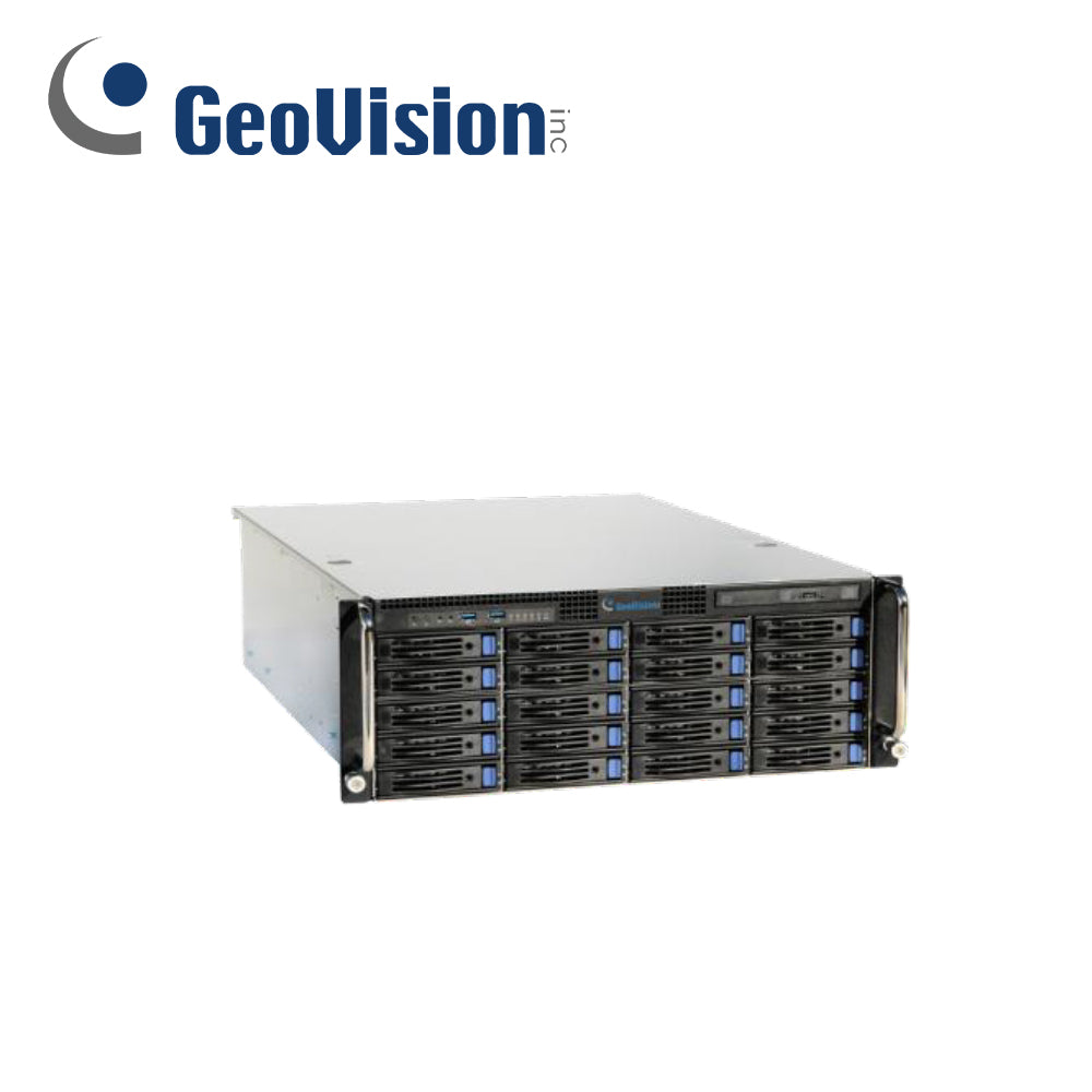 VMS HOTSWAP GEOVISION UVS-VMS-i9U08-64A / 64 CANALES / WINDOWS 11 PRO 64 BITS / INTEL i9 / H264-H265 / VGA / RAM 64GB / 