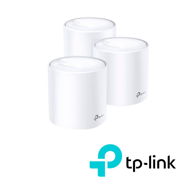 SISTEMA WI-FI 6 MESH TP-LINK DECO X20(3-PACK) AX1800 DUAL BAND, HASTA 150 EQUIPOS, HASTA 500M2 COMPATIBLE ALEXA