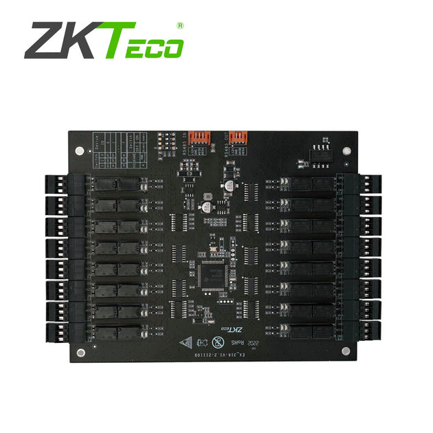 TARJETA EXPANSORA DE CONTROL DE ELEVADORES ZKTECO MODELO DEX16 CON CAPACIDAD DE 16 NIVELES COMUNICACION RS485 COMPATIBLE