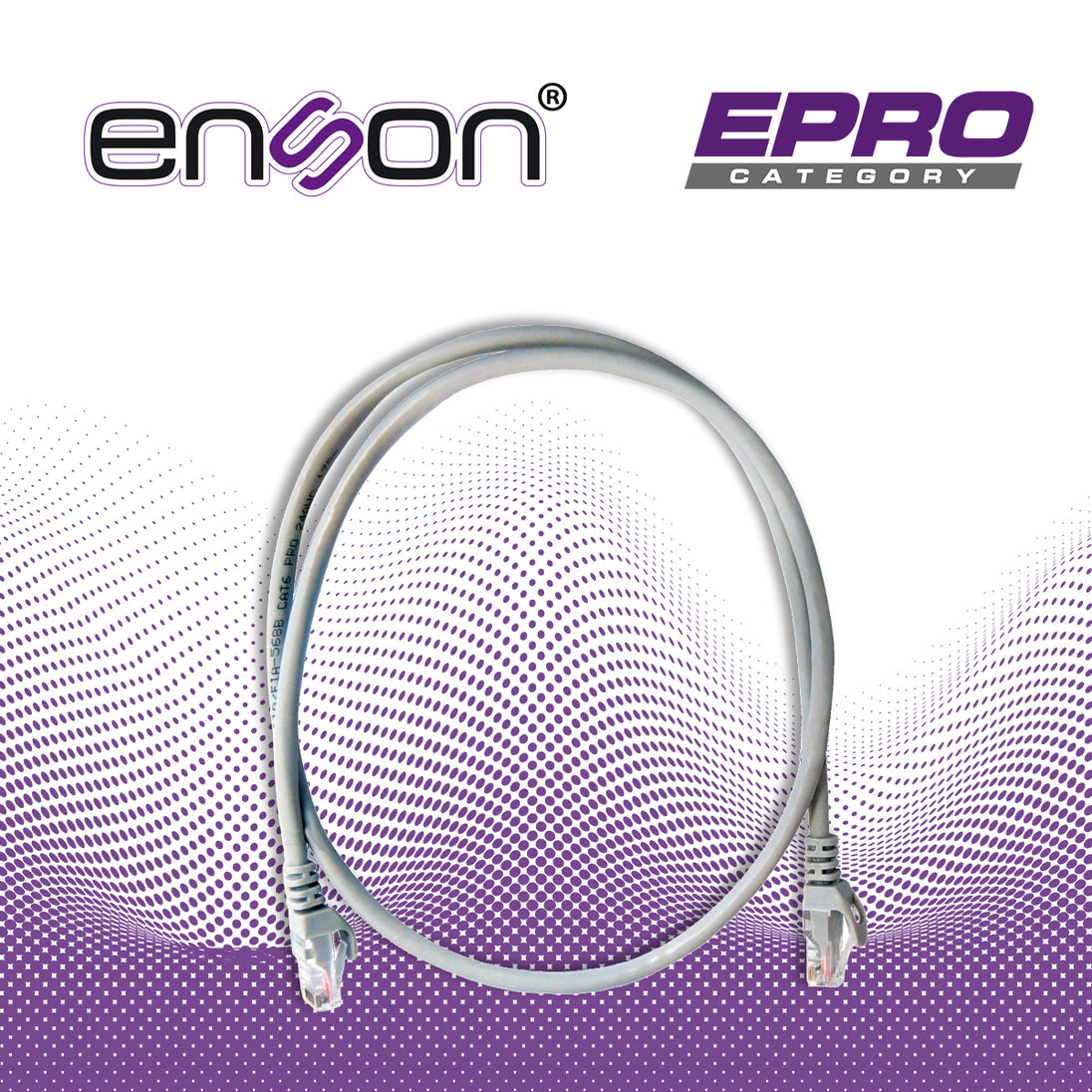 PATCHCORD UTP ENSON P6009G CAT6 90CM GRIS SERIE EPRO 100-II 100 POR CIENTO COBRE PARA MEJOR IDENTIFICACION DE SOLUCIONES