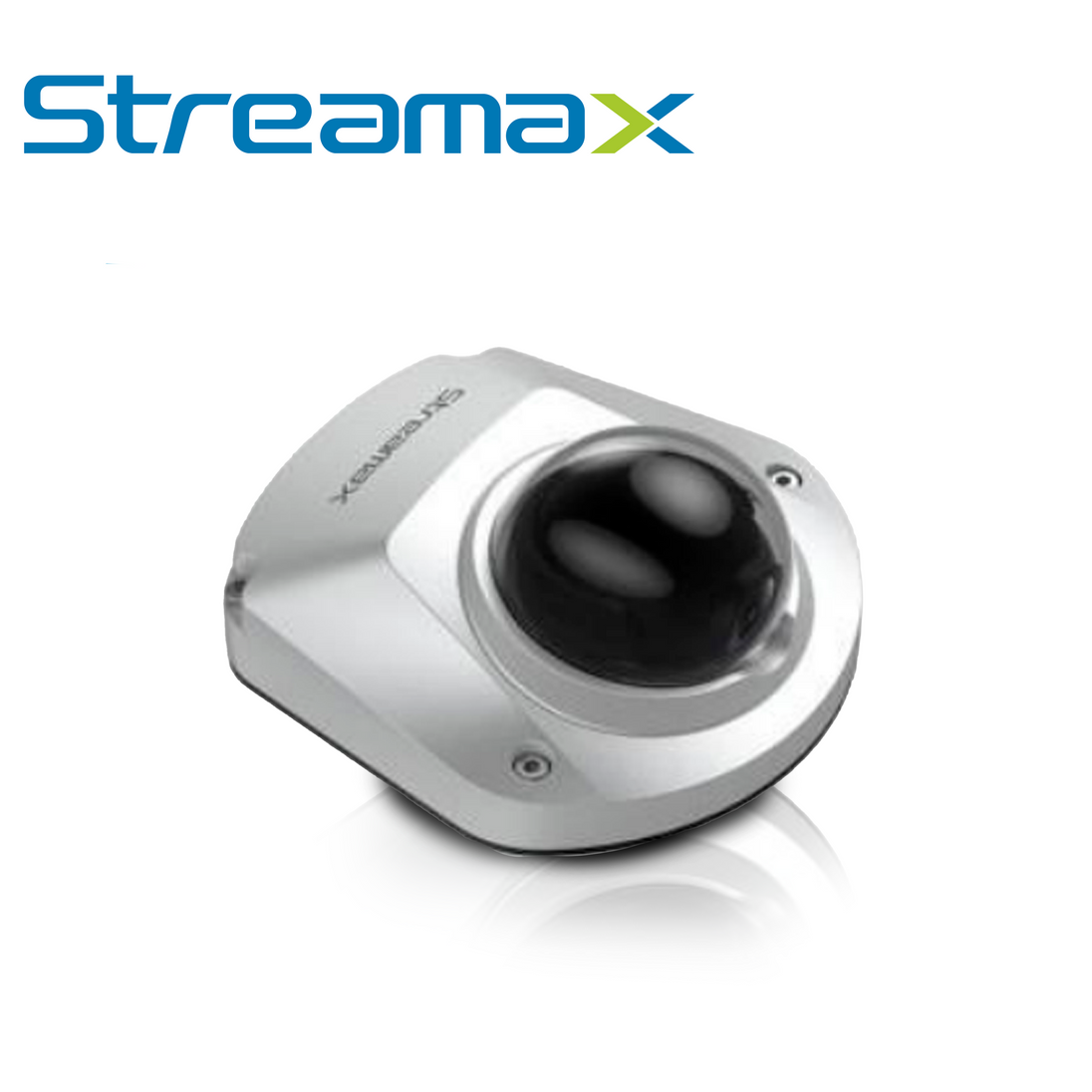 CAMARA DOMO IP STREAMAX M955C25 / 2MP / 2.8MM / 8M IR / IP65 / CONECTOR DIN 6 PINES / 12 VCD / INTERIOR / MICROFONO INTE
