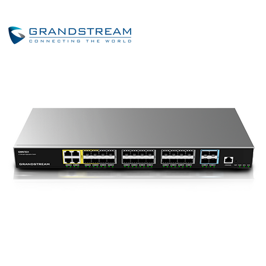 SWITCH ADMINISTRABLE CAPA 3 GRANDSTREAM GWN7831 / 4 PUERTOS 10/100/1,000MBPS / 24 PUERTOS GIGABIT SFP / 4 PUERTOS SFP+ 1