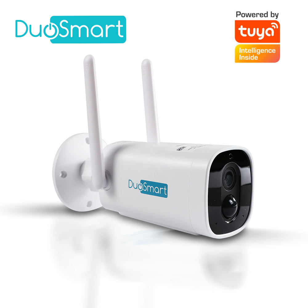 CAMARA INTELIGENTE 100 POR CIENTO INALAMBRICA DUOSMART E41 WIFI 2.4 GHZ 3MP COMPATIBLE CON APP DUOSMART CON BATERIA RECA