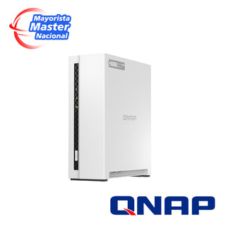 NAS QNAP TS-133 1 BAHIA PROCESADOR ARM CORTEX A55 DE CUATRO NUCLEOS PARA APLICACIONES DE USO PERSONAL PARA COMPARTIR Y R