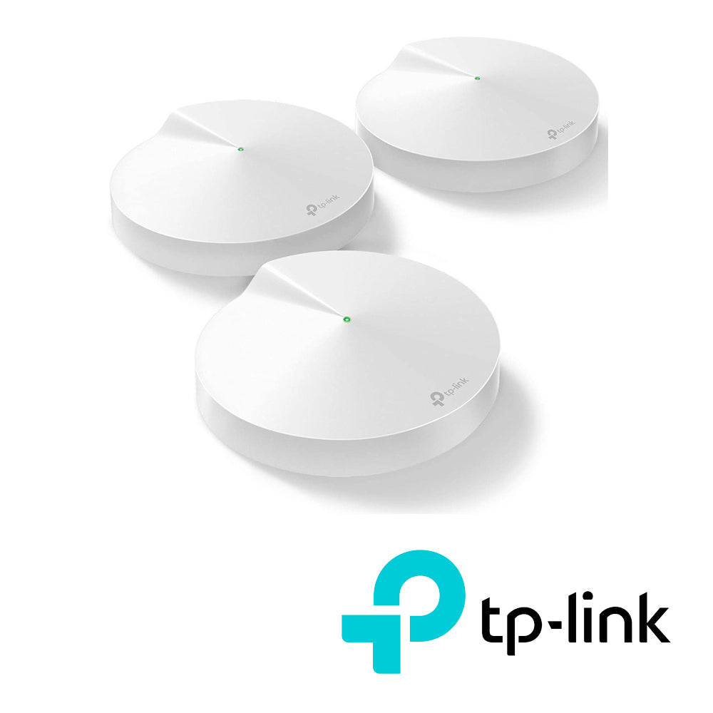 SISTEMA WI-FI MESH TP-LINK DECO M5(3-PACK) AC1300 DUAL BAND, HASTA 100 EQUIPOS, BLUETOOTH, USB TIPO C, MU-MIMO, 4 ANTENA