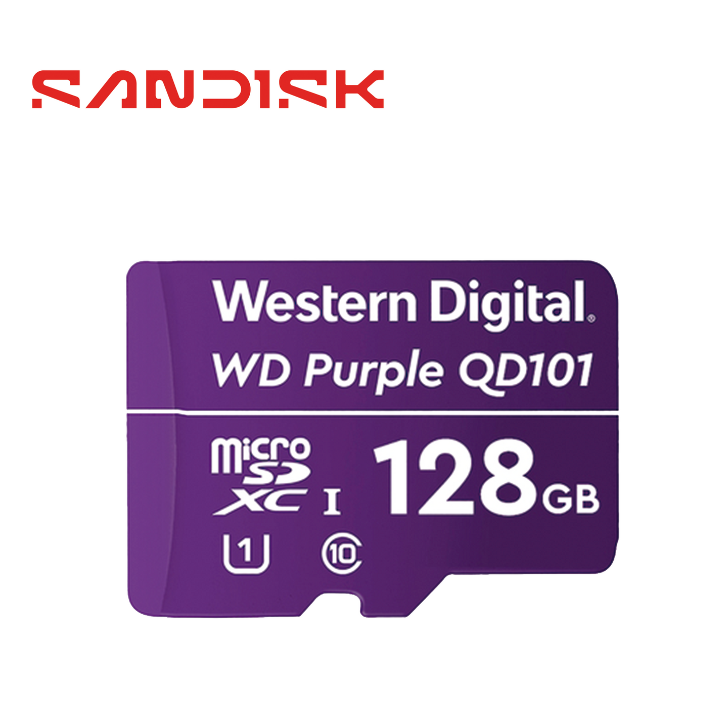 TARJETA MEMORIA MICRO SD XC WD PURPLE 128GB WDD0128G1P0C / OPTIMIZADA PARA VIDEOVIGILANCIA 24/7 / ALTA RESISTENCIA / OPE