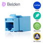 CONECTOR MODULAR JACK RJ45 CAT6A BELDEN RVAMJKUTB-S1 / REVCONNECT / INTERIOR ...