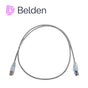 PATCH CORD UTP CAT6A BELDEN CAD1108003 FORRO PVC GRIS CMR-RISER 4 PARES CALIB...