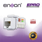 CONECTOR MODULAR JACK RJ45 ENSON EPRO-JACK5E-WH SERIE PRO, POSICION VERTICAL ...