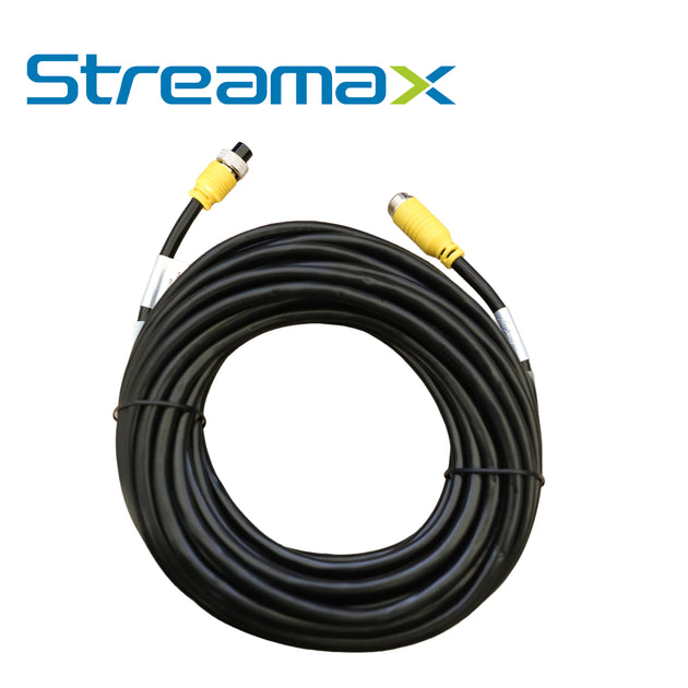 CABLE DIN DE AVIACION 4 PINES STREAMAX MCBL110 / 11M / COMPATIBLE PARA CAMARAS HD SOLUCION MOVIL / USO EN INTERIORES / C