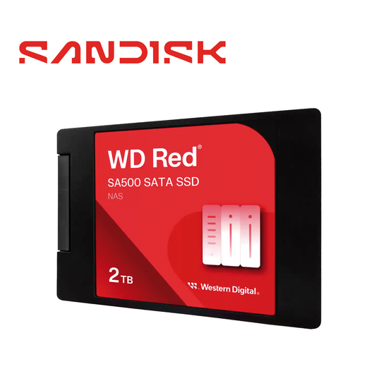 SSD WESTERN DIGITAL SERIE RED WDS200T2R0A 2 TB SATA III FF 2.5 PULGADAS TBW 1300