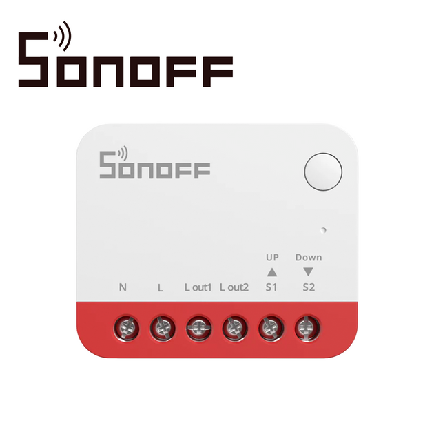 MINI INTERRUPTOR ON/OFF ZIGBEE PARA PERSIANAS SONOFF MINI-ZBRBS COMPATIBLE CON HUB ZIGBEE / CARGA DE 1 AMP MAXIMO
