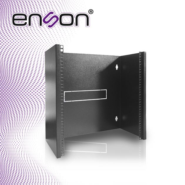 RACK DE PARED ENSON ENS-RACKW12U 12UR PREPARADO PARA ANCLAJE EN PARED CONSTRUIDO EN UNA SOLA PIEZA CAPACIDAD DE CARGA DE