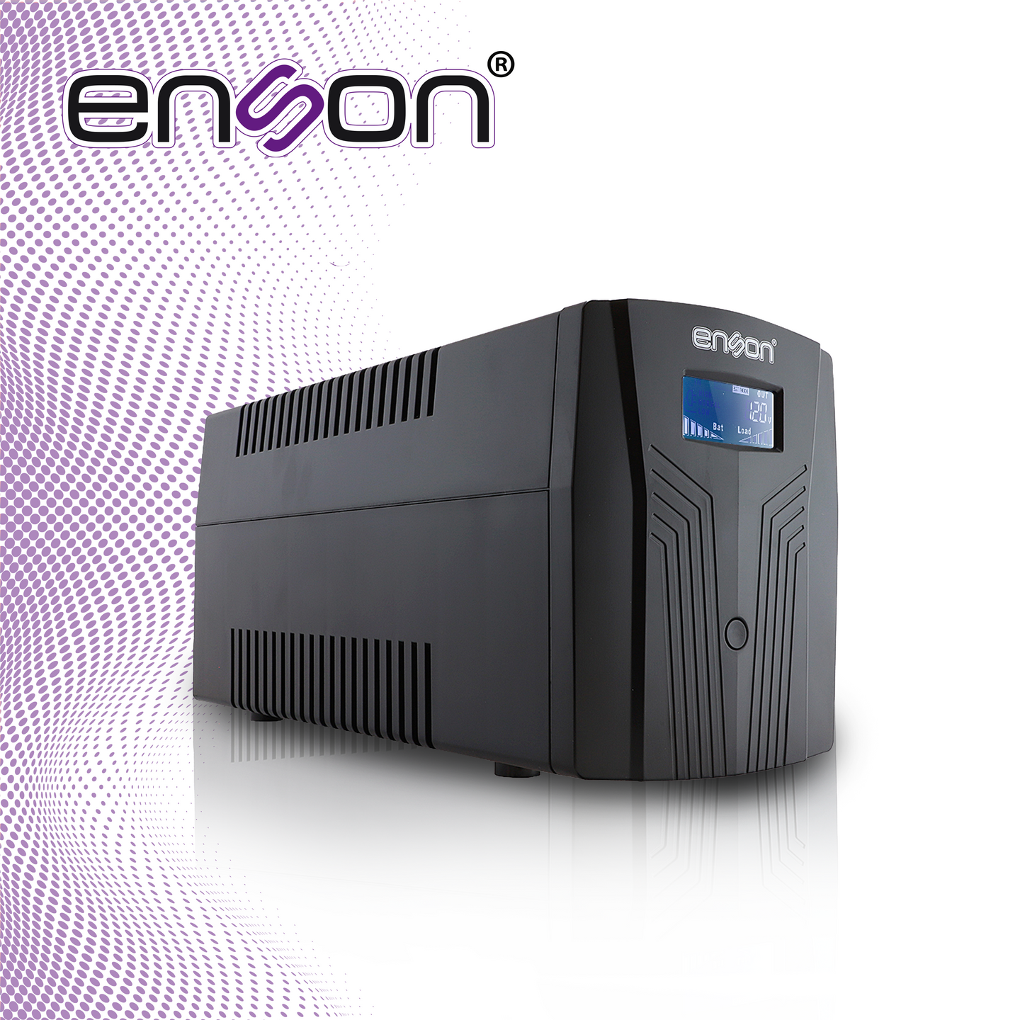 NO BREAK UPS ENSON ENS-EA2150 1500VA/900W 6 CONTACTOS CON BATERIA DE RESPALDO LINEA INTERACTIVA PANTALLA LCD VOLTAJE DE 