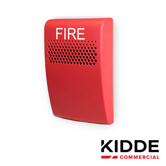 SIRENA DE PARED COMPACTA, MARCA KIDDE. MODELO EG1ARF, COMPATIBLE CON LOS PANELES VS1 Y VS4