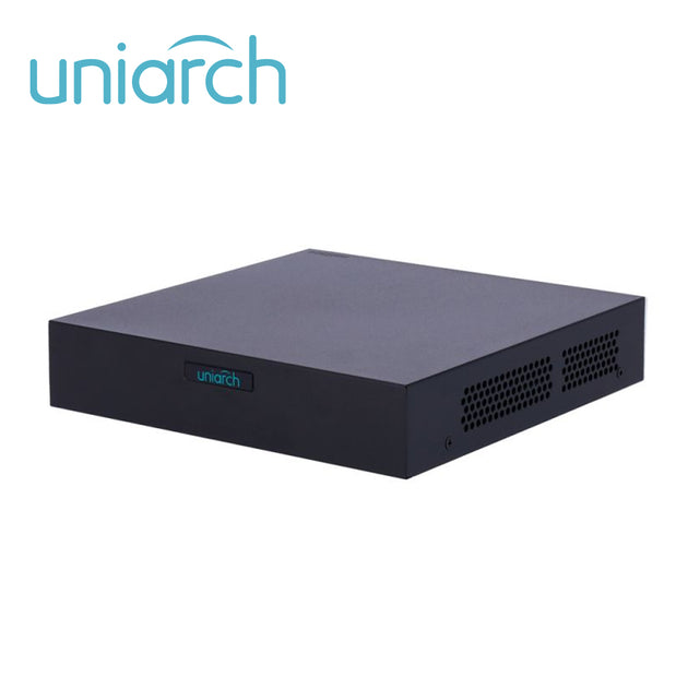 DVR PENTAHIBRIDO UNIARCH XVR-104F / 6 CANALES DE VIDEO / 4 CANALES ANALOGICOS (2 MP LITE) / 2 CANALES IP (6 MP) / SALIDA