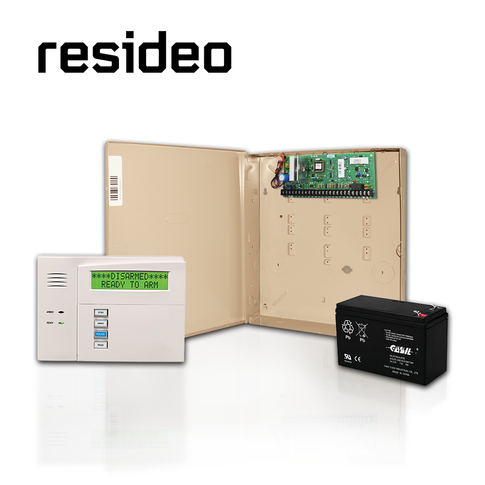 KIT VISTA 48 CON BATERÍA / VISTA-48LA + 6160RFC + 712BNP / KIT CON PANEL DE HASTA 40 ZONAS TECLADO ALFANUMÉRICO CON RECE