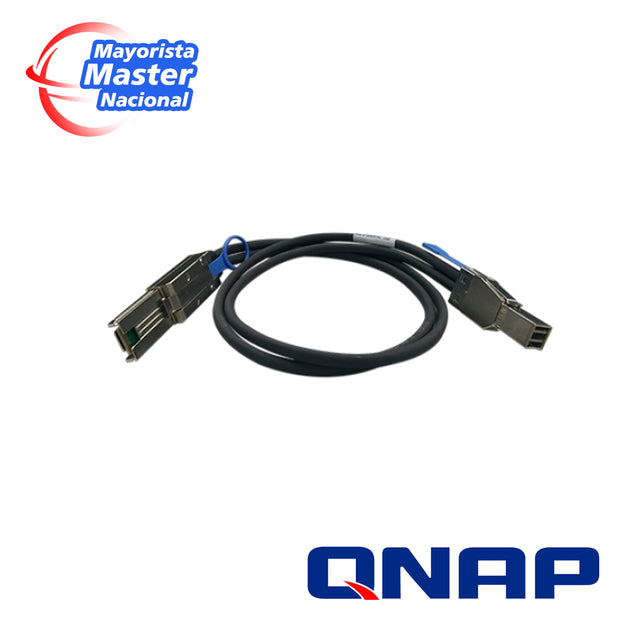 QNAP CAB-SAS10M-8644-8088 MINI SAS CABLE (SFF-8644 TO SFF-8088), 1.0M