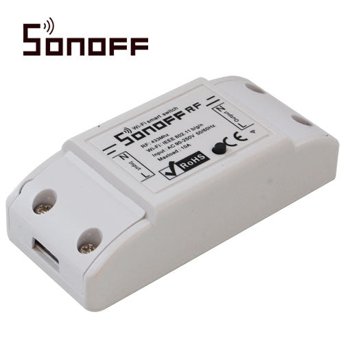 INTERRUPTOR ON/OFF SONOFF RF SMART INALAMBRICO WIFI PARA SOLUCION DE SMART HOME CON TEMPORIZADOR PARA IOS Y ANDROID COMP