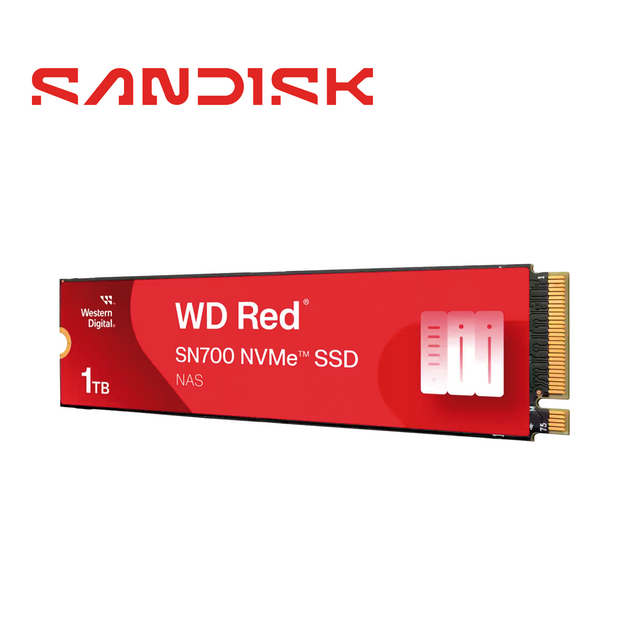 SSD WESTERN DIGITAL WD RED WDS100T1R0C / 1TB NVME PCIE DE 3RA GENERACION 3430 MB/S