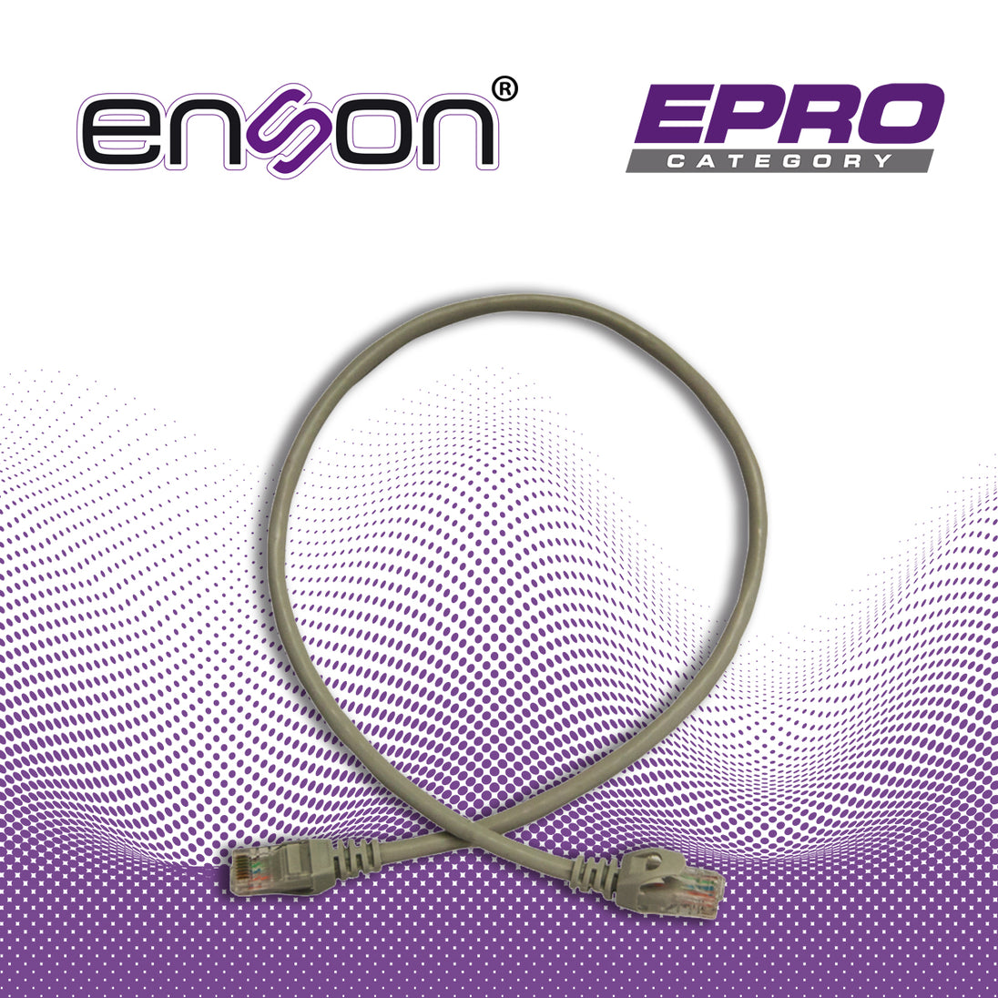 PATCHCORD UTP ENSON P6006G CAT6 60CM GRIS SERIE EPRO 100-II 100 POR CIENTO COBRE PARA MEJOR IDENTIFICACION DE SOLUCIONES