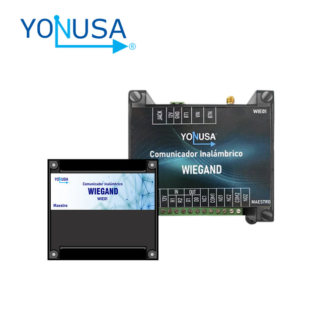 KIT COMUNICADOR INALAMBRICO WIEGAND WIE01 YONUSA CON EMISOR Y RECEPTOR. CON PROTOCOLO DE COMUNICACION PARA UTILIZARSE EN