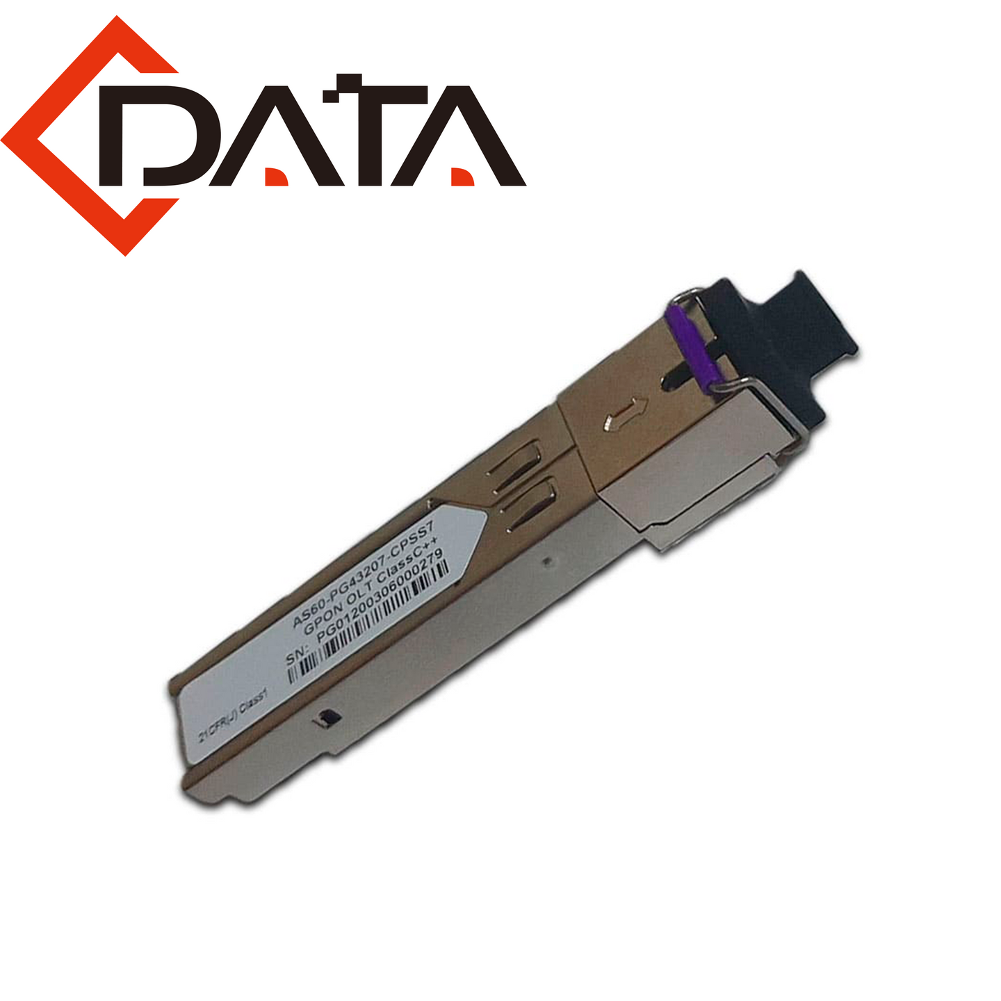 MODULO SFP AS60-PG43207-CPSS7 C-DATA / GPON CLASE C++ / CONECTOR SC/APC / TRANSMISION HASTA 2.488 GBPS / ALCANCE HASTA 2