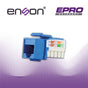 CONECTOR MODULAR JACK KEYSTONE RJ45 ENSON EPRO-JACK6A-BL SERIE PRO, POSICION ...