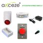 KIT DE BOTON DE PANICO SENCILLO CON 1x BOTON DE PARO O EMERGENCIA AX-L60 + 1x...