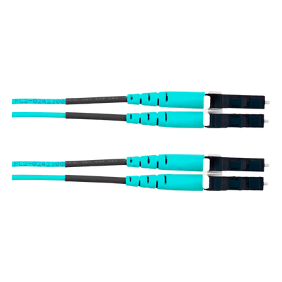 PANDUIT FZ2ERLNLNSNM025 - Jumper de Fibra Óptica / Multimodo OM4 50/125 μm / LC-LC Dúplex / OFNR Riser / 25 m (82 ft) / Color Aqua | SIERRA STORE