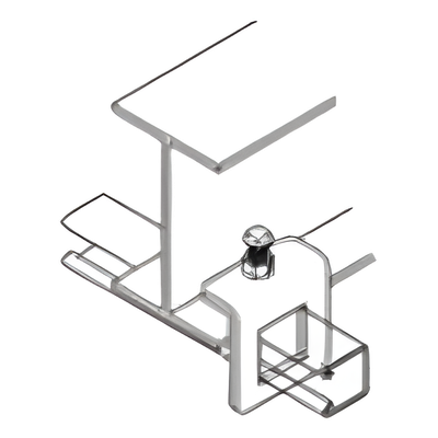 Mordaza Tipo Ventana / Perfil Unicanal 4x4 / Acero AISI 1018 / Carga 200 kg / 1.3x3.5x3.3 in | SIERRA STORE