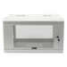 Gabinete de Pared / 6U / 19" / Profundidad 455 mm (1.49 ft) / Carga 80 kg / Acero Reforzado / Puerta Perforada / Color Blanco | SIERRA STORE