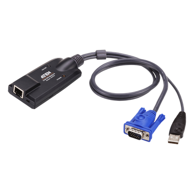 Cable Adaptador KVM / VGA USB / Resolución 1920x1200 / 131 pies (40 m) / Emulación de teclado y mouse independiente | SIERRA STORE