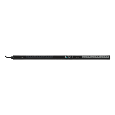 PANDUIT P24D23G - PDU Monitoreable / 24 Salidas NEMA 5-20R / Entrada NEMA L5-30P / 120 Vca / 30 Amp / Instalación Vertical / Cable 3 m | SIERRA STORE