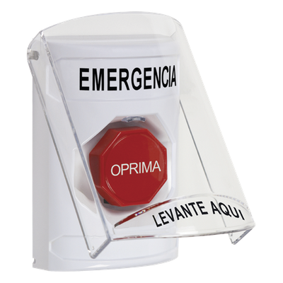Botón de Emergencia / Reset con Llave / Tapa Policarbonato / 2 Relevadores Forma C / Alarma Seleccionable / LED de Estado / Interior | SIERRA STORE