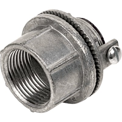 Conector hermético / Zinc 1-1/2" / Tornillo a tierra / Intemperie / Áreas clasificadas NEC | SIERRA STORE