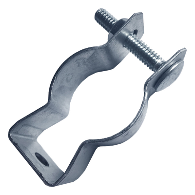 Abrazadera Clip / 2" (59-65 mm) / Varilla 3/8" / Acero Cincado Electrolítico 5 micras / Monoblock / 85 mm Longitud | SIERRA STORE