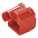 PANDUIT PSL-DCPLRX - Kit de 10 Dispositivos para Impedir Desconexión de Plug RJ45, Color Rojo, Incluye Herramienta para | SIERRA STORE
