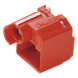 PANDUIT PSL-DCPLRX - Kit de 10 Dispositivos para Impedir Desconexión de Plug RJ45, Color Rojo, Incluye Herramienta para | SIERRA STORE