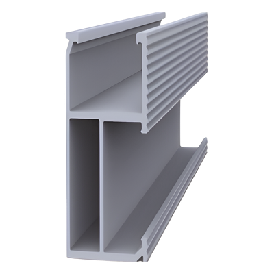 Riel de Montaje Fotovoltaico / Aluminio Anodizado / 1400 mm (4.59 ft) / Módulos Solares / Estructuras Personalizadas / Resistencia | SIERRA STORE