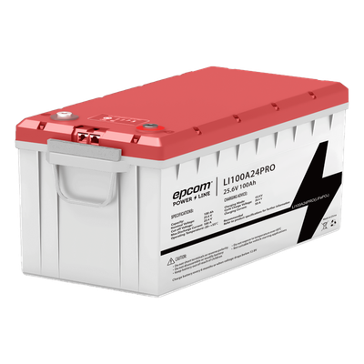 Batería LiFePO4 / 2.56 kWh / 25.6V / 100 Ah / BMS Integrado / IP65 / Comunicación RS485 y CAN | SIERRA STORE
