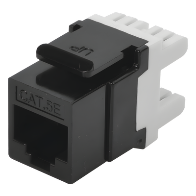 LINKEDPRO BY EPCOM LP-KJ-549-BK - Módulo Jack Keystone / Cat5e / RJ45 / Terminación 180° / Sin Blindaje / 1 Puerto / Negro | SIERRA STORE