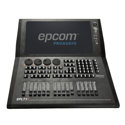 Consola de Control de Iluminación / 4 Universos DMX Nativos / 32 Universos Expandibles / 15 Faders de Reproducción / Pantalla Táctil | SIERRA STORE