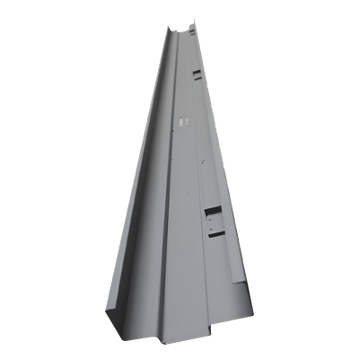 Jamba de contra galvanizada / 7' 0" (2.13 m) x 5 3/4" (146 mm) / Calibre 16 / Pestillo izquierdo | SIERRA STORE